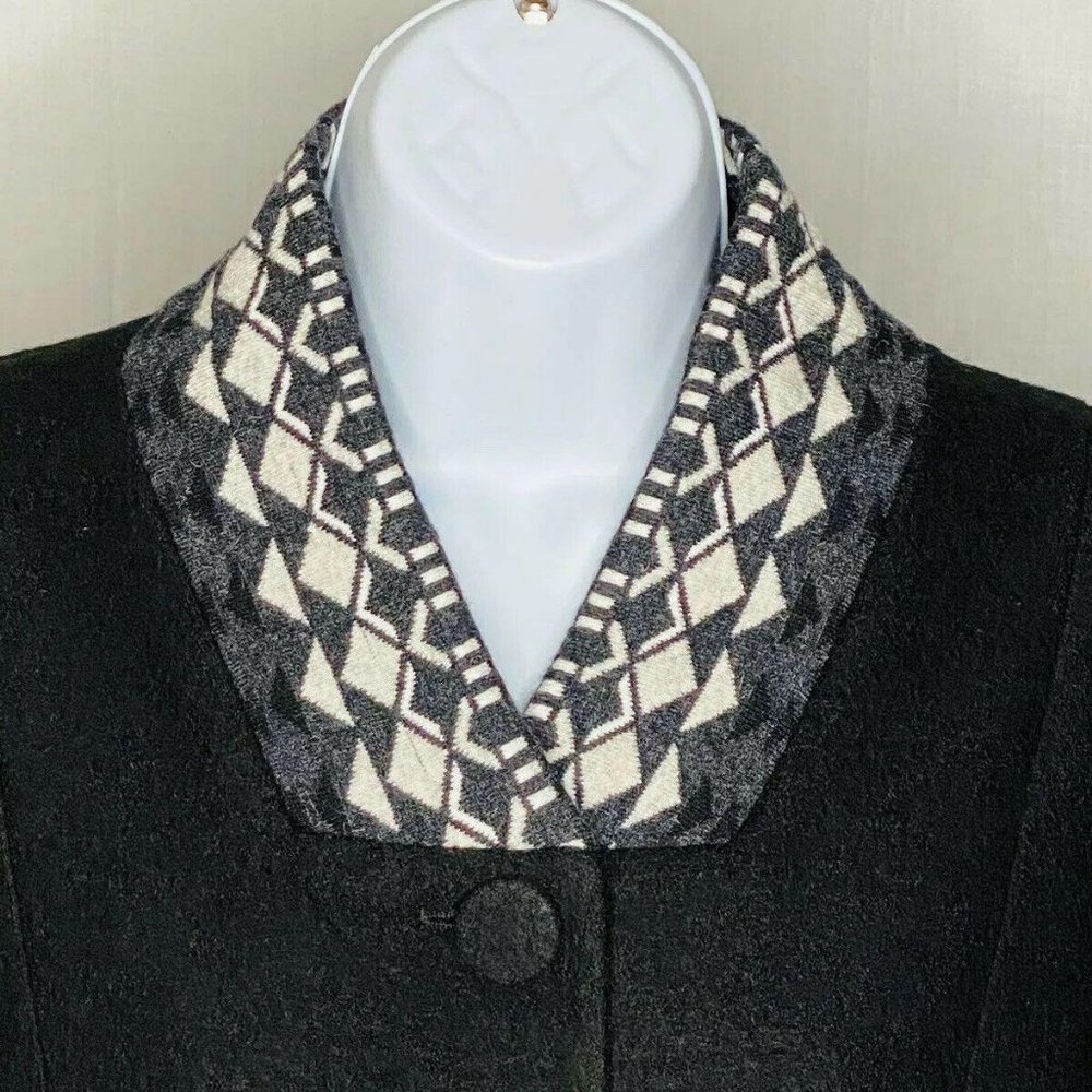 Pendleton Black Blazer 4 Button Lined - image 2